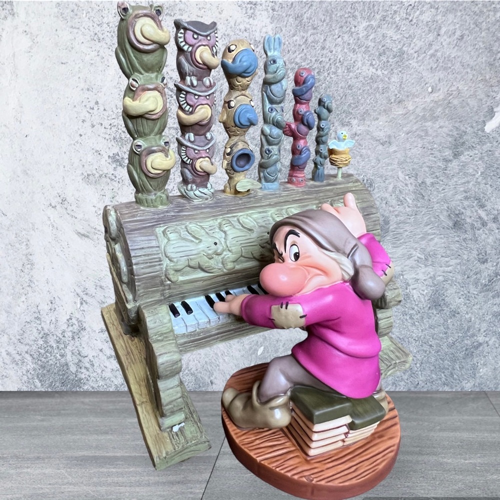 WDCC Grumpy and Pipe Organ Humph Retired edition 2004 Snow White Seven Dwarfs